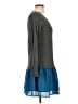 Splendid Color Block Gray Casual Dress Size L - photo 4