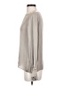 Banana Republic 100% Polyester Gray Long Sleeve Blouse Size S - photo 5