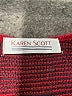 Karen Scott Plaid Red Cardigan Size L - photo 7