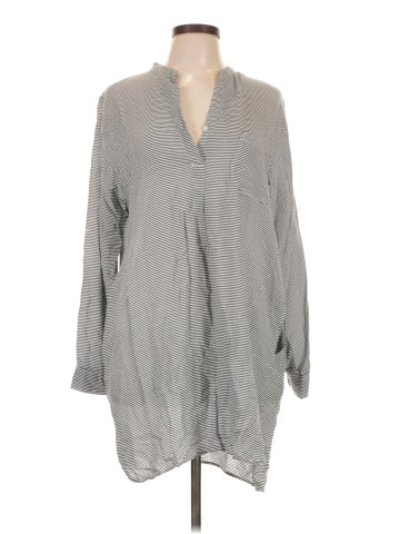 DKNY Long Sleeve Blouse (view 1)