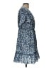 Shein Paisley Blue Casual Dress Size 12 - photo 4