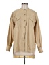Nili Lotan 100% Polyester Tan Long Sleeve Blouse Size M - photo 1