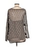 Nima Gray Long Sleeve Blouse Size L - photo 2