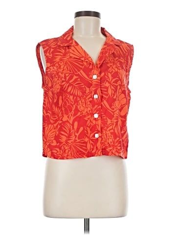 Nicole Miller New York Sleeveless Button-Down Shirt (view 1)