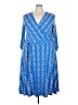 Leota Blue Casual Dress Size 3X - photo 1