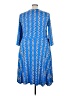 Leota Blue Casual Dress Size 3X - photo 2