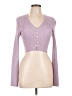 Sincerely Jules Purple Long Sleeve Button-Down Shirt Size L - photo 1