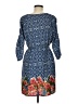 Red Camel 100% Polyester Paisley Blue Casual Dress Size M - photo 2