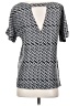 Martin + Osa 100% Silk Silver Silk Skirt Size S - photo 2
