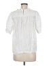 J.Crew 100% Linen White Short Sleeve Blouse Size M - photo 2
