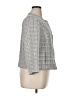 Le Suit 100% Polyester Houndstooth Gray Blazer Size 14 - photo 4