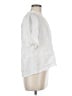 J.Crew 100% Linen White Short Sleeve Blouse Size M - photo 4
