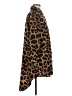 Unbranded 100% Polyester Animal Print Brown Long Sleeve Blouse Size L - photo 4