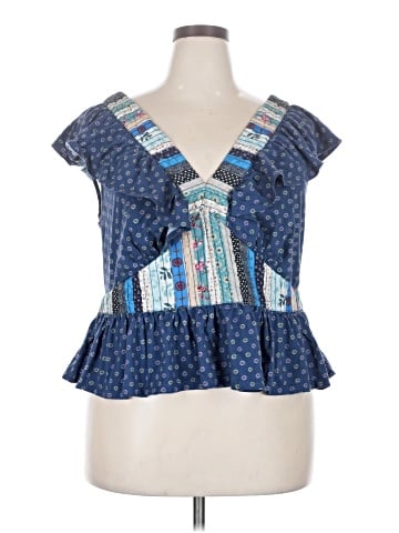 Let Me Be Short Sleeve Blouse (view 1)