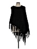 Walmart 100% Polyester Black Poncho Size Lg - XL - photo 1