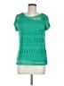 Chico's Green Short Sleeve Top Size Med (1) - photo 1