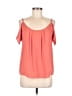 Octavia Orange Short Sleeve Top Size M - photo 1