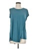BCBGMAXAZRIA 100% Polyester Teal Sleeveless T-Shirt Size M - photo 1