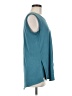 BCBGMAXAZRIA 100% Polyester Teal Sleeveless T-Shirt Size M - photo 4