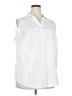 Talbots White Sleeveless Button-Down Shirt Size 20 - photo 1
