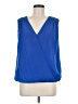 Max Studio 100% Polyester Blue Sleeveless T-Shirt Size M - photo 1