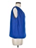 Max Studio 100% Polyester Blue Sleeveless T-Shirt Size M - photo 4
