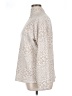 Emily Daniels Animal Print Tan Turtleneck Sweater Size XL - photo 5