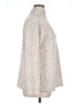 Emily Daniels Animal Print Tan Turtleneck Sweater Size XL - photo 4