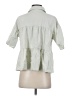 Unbranded Green 3/4 Sleeve Button-Down Shirt Size XS - photo 2