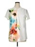 Pixie Lady Floral White Short Sleeve Blouse Size XL - photo 1