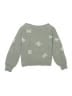 Unbranded Stars Gray Pullover Sweater Size 9 - 10 - photo 1