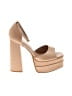Dream Pairs Tan Heels Size 8 - photo 1