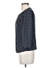 Ann Taylor LOFT 100% Polyester Polka Dots Blue 3/4 Sleeve Blouse Size S - photo 5