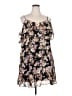Rewind 100% Polyester Floral Black Casual Dress Size 2X - photo 1