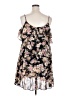 Rewind 100% Polyester Floral Black Casual Dress Size 2X - photo 2