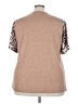 Unbranded Animal Print Brown Short Sleeve T-Shirt Size 3X - photo 2
