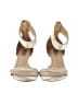 Badgley Mischka 100% Leather Silver Wedges Size 9 1/2 - photo 2