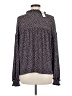 Ann Taylor Polka Dots Black Long Sleeve Blouse Size M - photo 2
