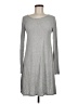Lyss Loo Solid Gray Casual Dress Size M - photo 1