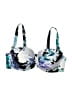 Calvin Klein Floral Blue Swimsuit Top Size XXL - photo 1