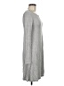Lyss Loo Solid Gray Casual Dress Size M - photo 4