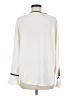 Ann Taylor 100% Polyester Color Block Ivory 3/4 Sleeve Blouse Size M - photo 2