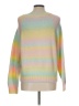 BB Dakota by Steve Madden Stripes Pink Pullover Sweater Size L - photo 2