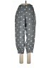 Assorted Brands Polka Dots Gray Casual Pants Size L - photo 1