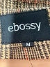 Ebossy 100% Polyester Tweed Brown Blazer Size M - photo 6