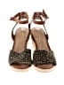 Old Navy Animal Print Brown Wedges Size 6 - photo 2