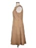 Studio One 100% Polyester Solid Tan Casual Dress Size 16 - photo 5