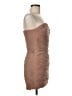 BCBGMAXAZRIA 100% Nylon Solid Tan Brown Cocktail Dress Size 8 - photo 4