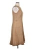 Studio One 100% Polyester Solid Tan Casual Dress Size 16 - photo 4