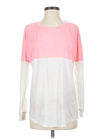 Victoria's Secret Pink 3/4 Sleeve T-Shirt (view 1)